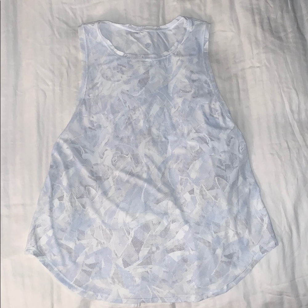 Lululemon patterned tank top
